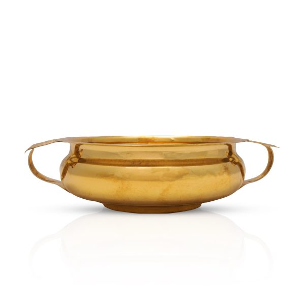 Brass Urli - 2.5 x 9 Inches | Uruli  Brass Bowl  Flower Pot for Home For Discount