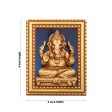 Ganesha Photo Frame - 4 x 3 Inches | Ganesh Picture Frame  Photo Frame Stand  Ganpati Frame Photo for Home For Discount