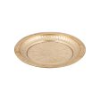 Brass Plate - 7 Inches | Beading Design Thali Plate  Pooja Plate for Home  40 Gms Approx on Sale