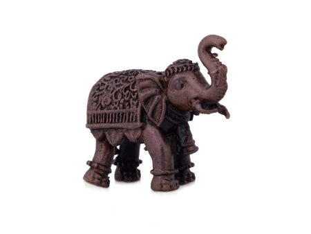 Elephant Statue - 2 x 1.25 Inches | Copper Idol  Elephant Figurine for Home  70 Gms Approx Online