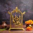 Radha Krishna Jhula - 7.5 x 5.5 Inches | Gold Polish Radha Krishna Jhoola  Radha Krishna With Jhula for Pooja  245 Gms Discount