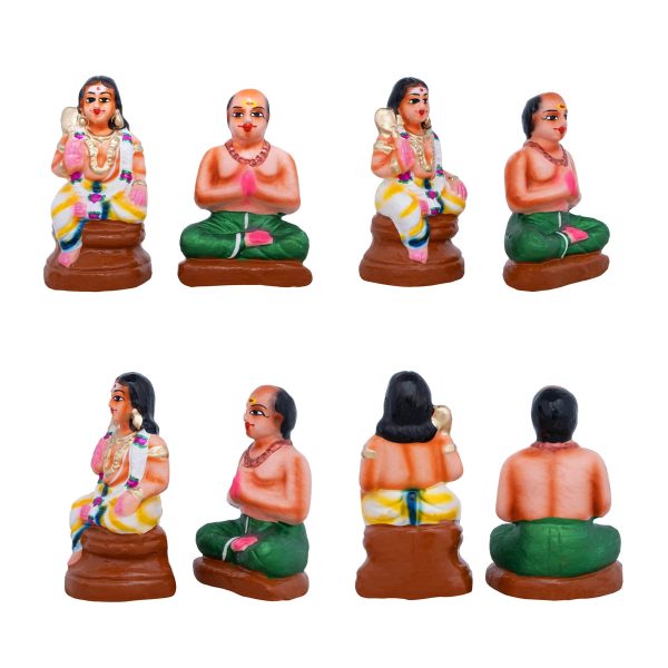 Ayyappan Clay Golu Bommai Set - 8 x 4.5 Inches | Giri Golu Doll  Navaratri Golu Bomma Gombe Bommai Online