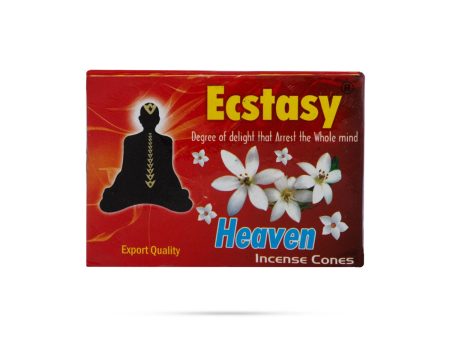 Ecstasy Heaven Incense Cones - 25 Gms | Dhoop Cones  Cone Sambrani for Pooja Supply