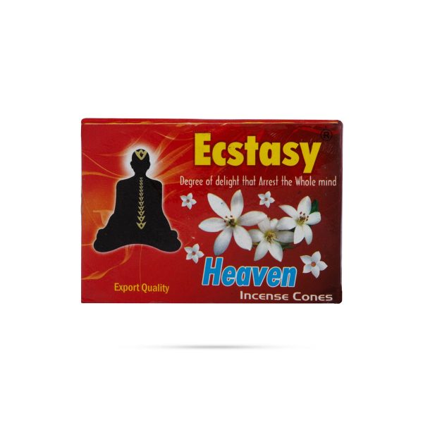 Ecstasy Heaven Incense Cones - 25 Gms | Dhoop Cones  Cone Sambrani for Pooja Supply