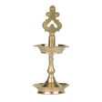 Brass Lamp - 5 x 2 Inches | Karaikudi Kuthu Vilakku  Pirai Deepam  Diya for Pooja Online Hot Sale