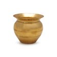 Brass Lota  - 3.75 x 3.75  Inches |  Chombu  Kalash Pot  Kalasam for Pooja Online Sale