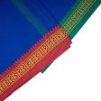 Veshti - 2 Mtrs | Ayyappa Thalapathi Border Dhoti  Blue Colour Vesti for Men Online Hot Sale