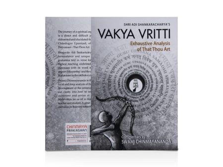 Shri Adi Shankaracharya’s Vakya Vritti Exhaustive Analysis Of That Thou Art - English | by Swami Chinmayananda For Discount