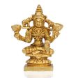 Laxmi Murti  - Square Base - 3.5 x 3 Inches | Brass Idol  Lakshmi Idol  Lakshmi Murti  Lakshmi Statue for Pooja Cheap