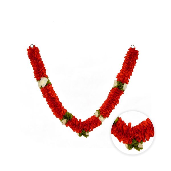 Artificial Flower Garland - 28 Inches | Flower Toran  Artificial Mala for Photo Frame  Assorted Design & Colour Cheap