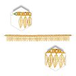 Fancy Toran - 37 Inches | Gold Beads Leaf Bandanwar  Thoran for Door Decor  120 Gms Approx Online