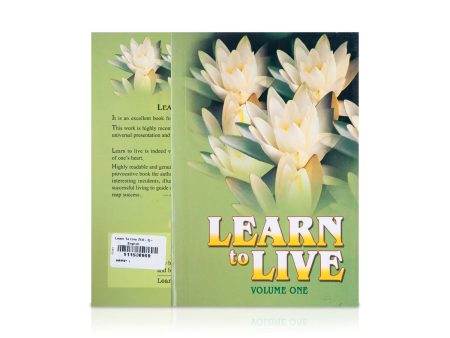 Learn To Live - Volume 1 - English | By Swami Jagadatmananda  Philosophical Book on Sale