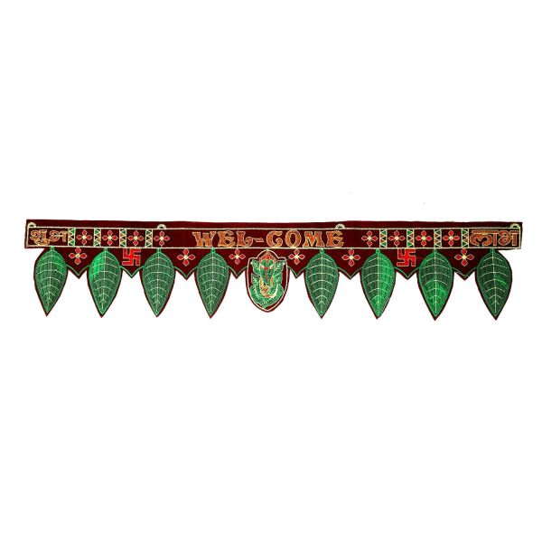 Toran - Small | Velvet Toran  Pan Toran  Artificial Toran  Bandanwar for Door Decor Fashion