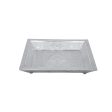 Tray Without Handle - 10 x 7 Inches | Thali Plate  Pooja Plate  Silver Polished Plate for Home Sale