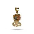 Stone Locket - 1 Inches | Nagam Dollar  Snake Locket  Gold Polish Naga Pendant  Jewellery for Men & Women on Sale