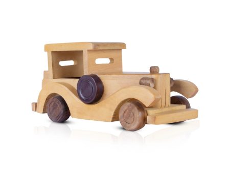 Vintage Toy - 4 x 10.5 Inches | Wooden Toy Car  Wooden Car for Kids Sale