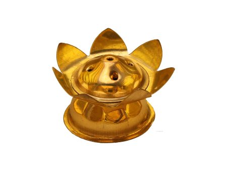 Agarbathi Stand - 1.5 x 2.5 Inches | Brass Agarbatti Stand  Lotus Design Incense Sticks Holder for Pooja Online Hot Sale