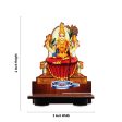 Sri Chakra Design Manai Palagai With Kamatchi Photo Frame - 4 x 3 Inches | Bajot With Picture Frame for Pooja Hot on Sale