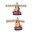 Ravana Linga Pooja Clay Golu Bommai Set - 14 x 24 Inches | Giri Golu Doll  Navaratri Golu Bomma Gombe Bommai Hot on Sale