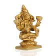 Laxmi Murti  - Square Base - 3.5 x 3 Inches | Brass Idol  Lakshmi Idol  Lakshmi Murti  Lakshmi Statue for Pooja Cheap