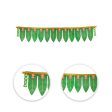 Thoranam - 6.5 x 34 Inches | Plastic Bandhanwar  Lace Jeeva Green Leaf Toran for Door Decor Fashion