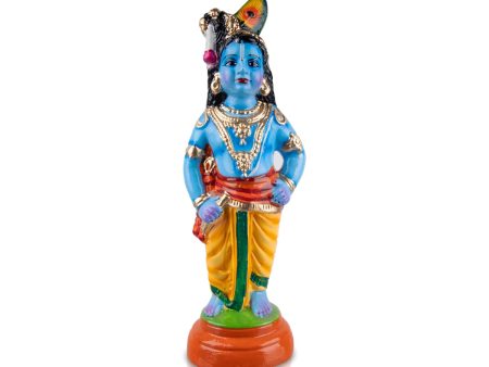 Vithoba Krishna - 16 Inches | Giri Golu Doll  Paper Mache  Vithoba Murti  Navarathri Doll Supply