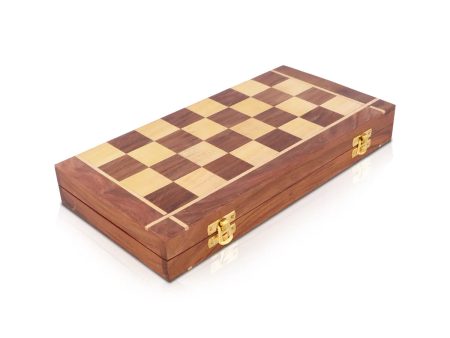 Chess Box with Coins - 1.5 x 12 Inches | Wooden Box  Chess Box for Kids and Adult on Sale