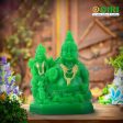 Laxmi Kuber Statue - 3 x 4 Inches Green | Resin Lakshmi Kuber Idol  Laxmi Kuber Idol for Pooja Supply