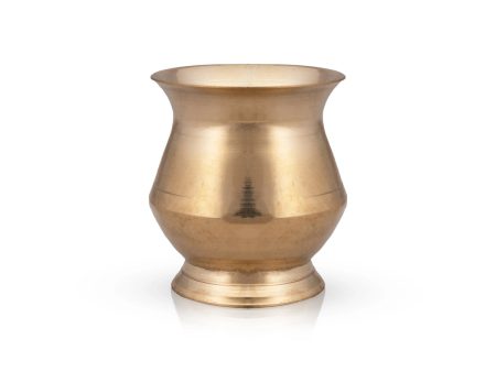 Brass Lota - 2 x 1.75 Inches | Brass Chombu  Kalash Pot  Kalasam for Pooja  40 Gms Approx on Sale