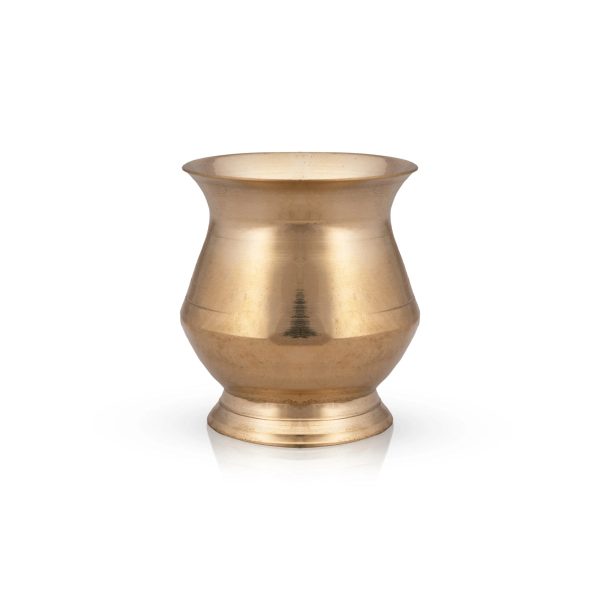 Brass Lota - 2 x 1.75 Inches | Brass Chombu  Kalash Pot  Kalasam for Pooja  40 Gms Approx on Sale