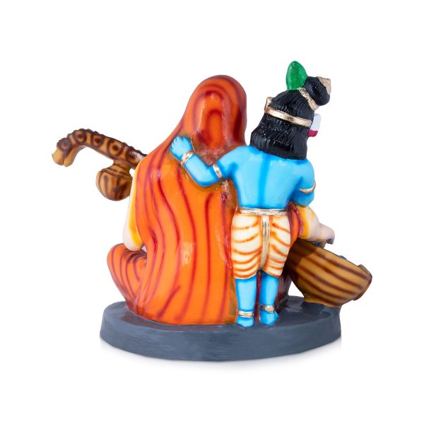 Ragavendra With Krishna Paper Mache Golu Bommai - 22 x 20 Inches | Giri Golu Doll  Navaratri Golu Bomma Gombe For Discount