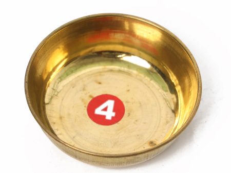 Brass Cup - 1 x 2.5 Inches | Brass Bowl  Brass Vessel for Pooja  20 Gms Approx Fashion