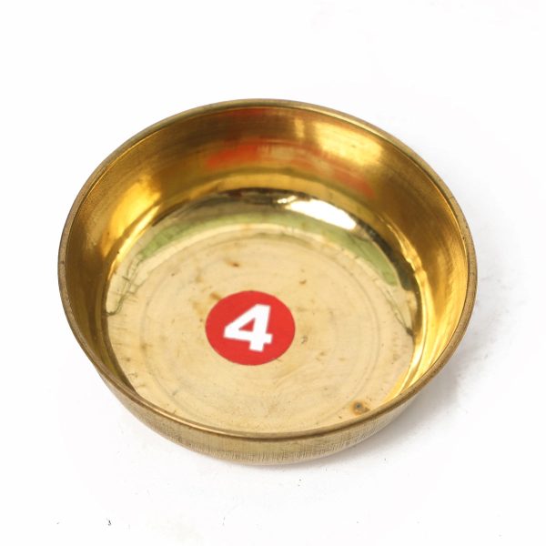 Brass Cup - 1 x 2.5 Inches | Brass Bowl  Brass Vessel for Pooja  20 Gms Approx Fashion