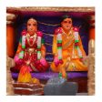 Marriage Clay Golu Bommai Set - 10.5 x 8 Inches | Giri Golu Doll  Navaratri Golu Bomma Gombe Bommai Online