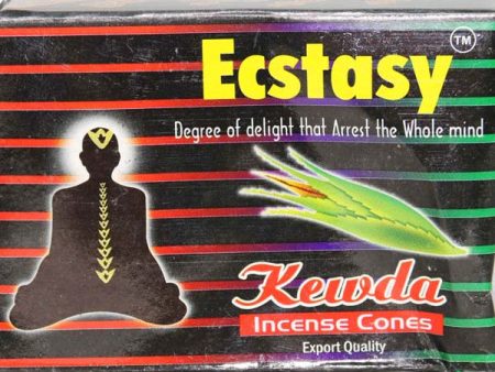 Ecstasy Incense Cones 25Gms - Kewda Online