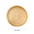 Brass Plate - 10.5 Inches | Beading Design Thali Plate  Pooja Plate for Home  80 Gms Approx Online Hot Sale