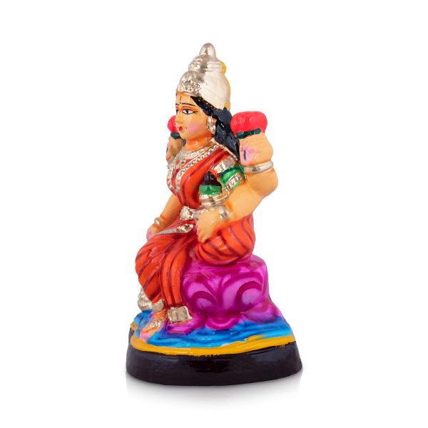 Lakshmi Clay Golu Bommai - 12 x 7 Inches | Giri Golu Doll  Navaratri Golu Bomma Gombe Bommai Fashion