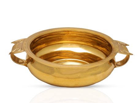 Brass Urli - 2.5 x 9 Inches | Uruli  Brass Bowl  Flower Pot for Home For Discount