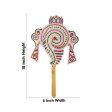 Stone Shankh Chakra - 10 x 6 Inches | Multicolour Stone Shankha Chakra  Shank Chakr for Deity For Discount