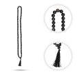 Black Sulemani Mala - 16 Inches | Sulemani Beads Mala  Japa Mala for Men & Women Online Sale