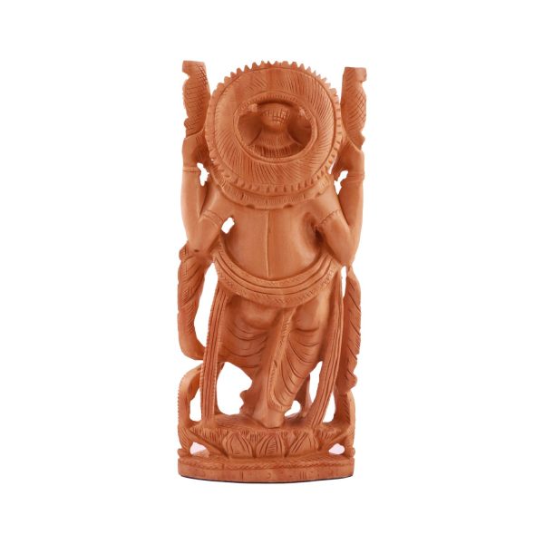 Ganesh Murti - 8 Inch | Wooden Statue  Ganapati Murti  Vinayagar Statue for Pooja Online now