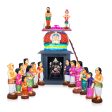 Vinayagar Kumbabishekam Paper Mache Golu Bommai Set - 24 x 12 Inches | Giri Golu Doll  Navaratri Golu Bomma Discount