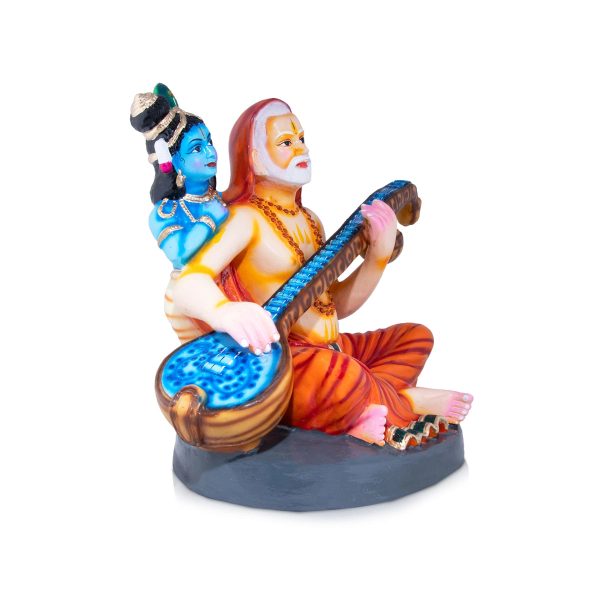 Ragavendra With Krishna Paper Mache Golu Bommai - 22 x 20 Inches | Giri Golu Doll  Navaratri Golu Bomma Gombe For Discount