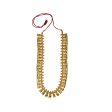 Shenbaga Poo Haram - 12 Inches | Gold Polish Haram  Gold Polish Jewellery for Deity Discount