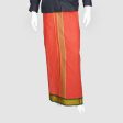 Cotton Veshti - 2 Mtrs | Mayilkan Padayappa Border Dhoti  Dark Kavi Colour Vesti for Men Online now