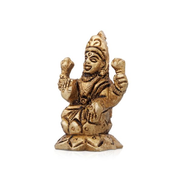 Lakshmi Idol - 2 x 1.5 Inches | Antique Brass Idol  Lakshmi Murti  Laxmi Idol for Pooja  95 Gms Approx Cheap