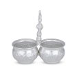 2 Cups Chomukha With Annam Handle - 5 x 5 Inches | German Silver Panchwala  Kumkum Holder for Pooja  170 Gms on Sale