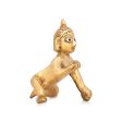 Crawling Krishna Idol - 3 x 2.25 Inches | Brass Idol  Laddu Gopal Murti for Janmashtami  155 Gms Approx Discount