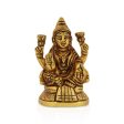 Laxmi Murti  - Goal Base - 3 x 2 Inches | Brass Idol  Lakshmi Idol  Lakshmi Murti  Lakshmi Statue for Pooja Online Hot Sale