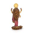 Laxmi Murti - 10 x 4.5 Inches | Lakshmi Murti Standing On Lotus  Resin Statue for Pooja For Discount